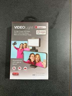 On Air Vlogging Series Smartphone LED Video Light with Diffuser Plates